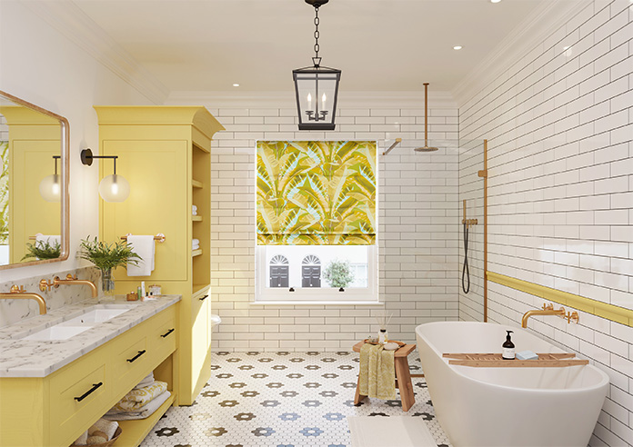 Rodeo Drive, Yellow - Roman Blind - Image 8